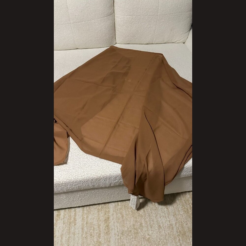Bijoux Terner Women's Brown Shawl – Elegant & Versatile‎ Accessory